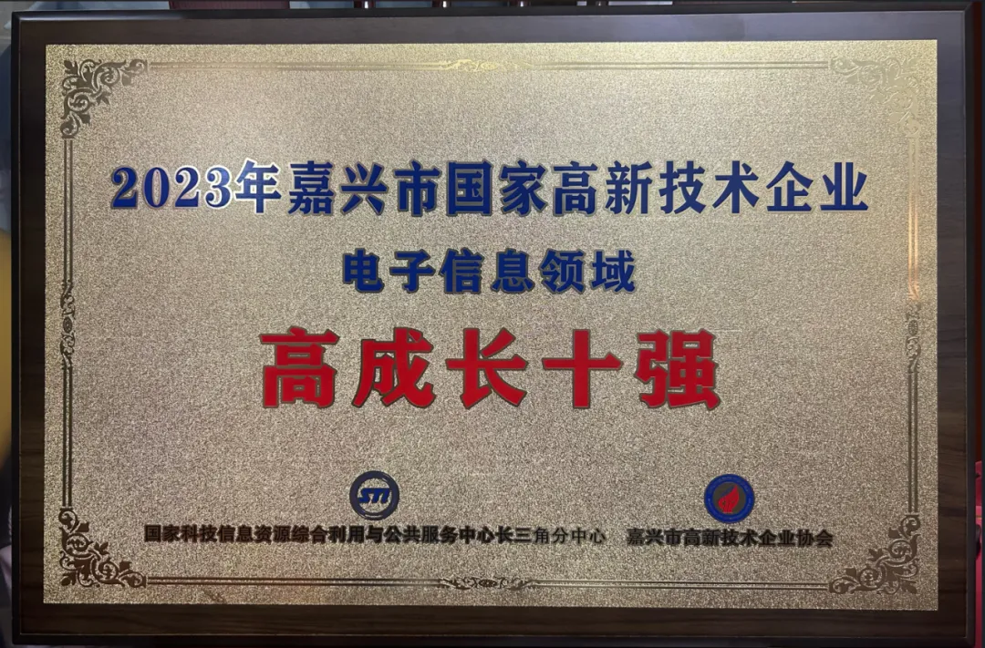 Read more about the article 伟德国际1946bv官网入选2023年嘉兴市国家高新技术企业电子信息高成长十强榜单[2024.03.01]